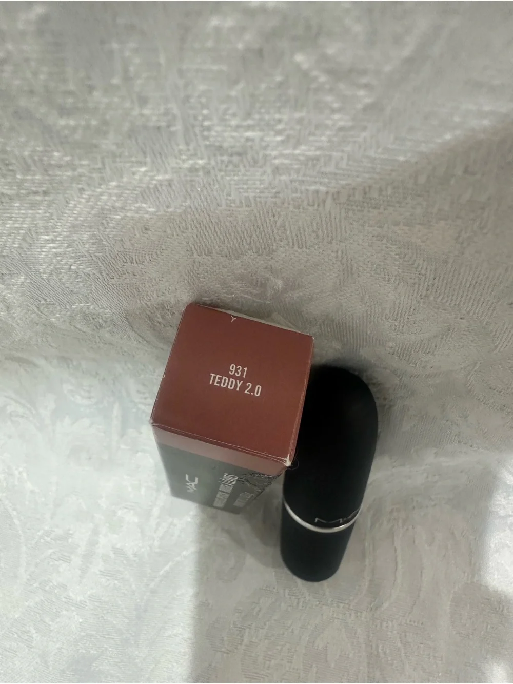 MAC Powder Kiss Lipstick Teddy 2.0 NIB